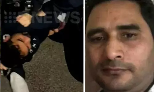 അറസ്റ്റിനിടെ ആസ്ട്രേലിയൻ പൊലീസ്   ക​ഴുത്തിൽ കാൽമുട്ട് അമർത്തിയ ഇന്ത്യൻ വംശജൻ കോമയിൽ