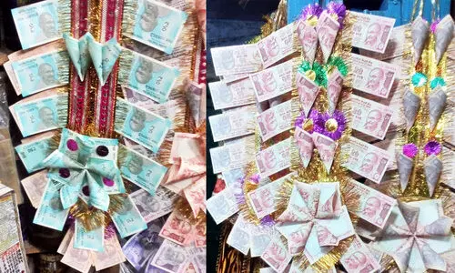 wearing of currency notes