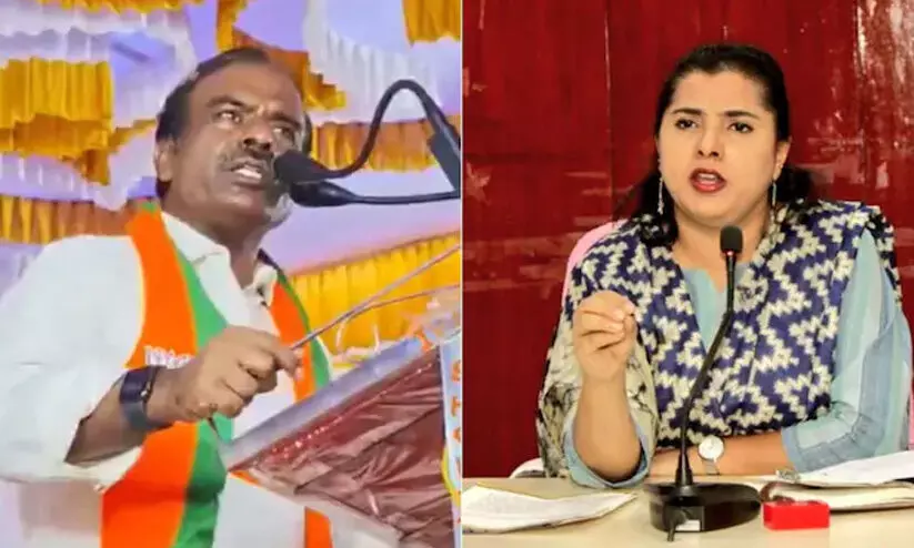 കലബുറഗി ഡി.സി ഫൗസിയ പാകിസ്താനിയെന്ന ആക്ഷേപം; ബി.ജെ.പി നിയമസഭാംഗത്തെ പൊലീസ് ചോദ്യം ചെയ്തു കലബുറഗി ഡി.സി ഫൗസിയ പാകിസ്താനിയെന്ന ആക്ഷേപം; ബി.ജെ.പി നിയമസഭാംഗത്തെ പൊലീസ് ചോദ്യം ചെയ്തു