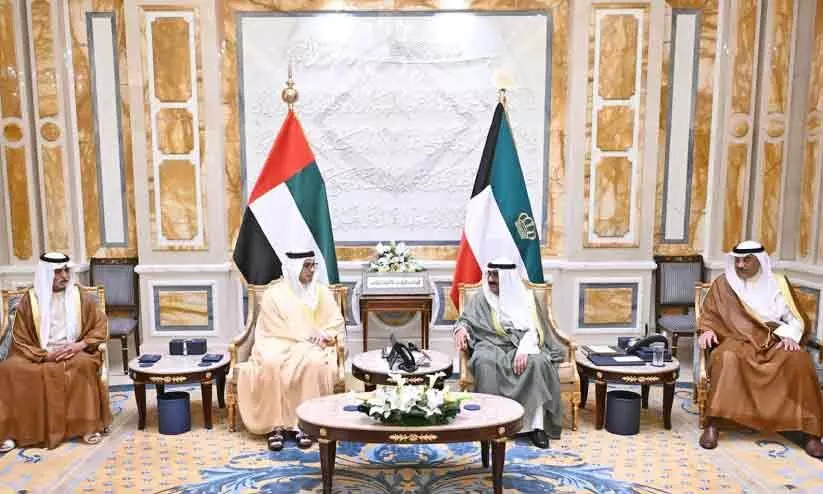 ബന്ധം ശക്തിപ്പെടുത്തി കുവൈത്തും യു.എ.ഇയും ബന്ധം ശക്തിപ്പെടുത്തി കുവൈത്തും യു.എ.ഇയും