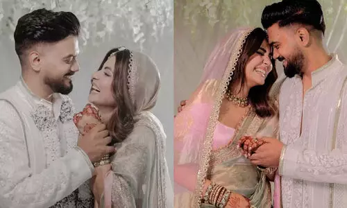 Hina Khan and Rocky Jaiswa