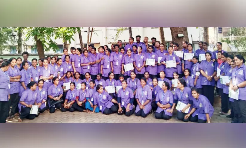 Haritha KarmaSena members Kozhikode Haritha KarmaSena members Kozhikode