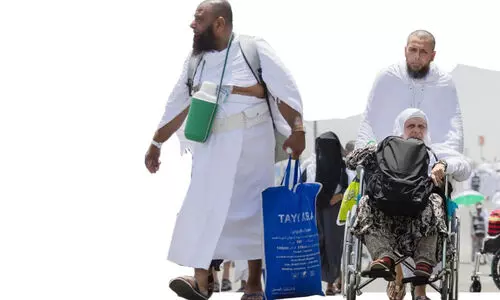 അ​റ​ഫ​യി​ൽ ഇ​ന്ന് വി​ശ്വ മ​ഹാ​സം​ഗ​മം; സൂ​ര്യാ​സ്ത​മ​യം ക​ഴി​ഞ്ഞാ​ൽ തീ​ർ​ഥാ​ട​ക​ർ മു​സ്ദ​ലി​ഫ​യി​ലേ​ക്ക്​ നീ​ങ്ങും