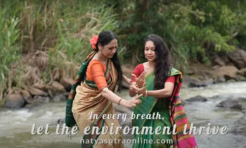 ശ്വാസത്തിലൂടെ ആശംസകളും ആശങ്കകളും; ലോക പരിസ്ഥിതി ദിനത്തിൽ നൃത്തവുമായി രമ വൈദ്യനാഥൻ