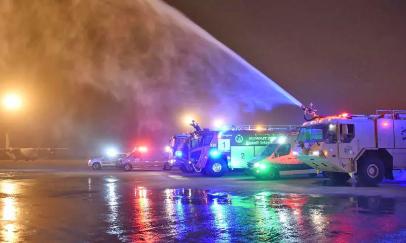 kuwait army and fireforce training