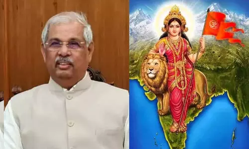 ഉടക്കി സർക്കാറും ഗവർണറും; ചൂടുപിടിച്ച്​ ഭാരതാംബ ചിത്ര വിവാദം