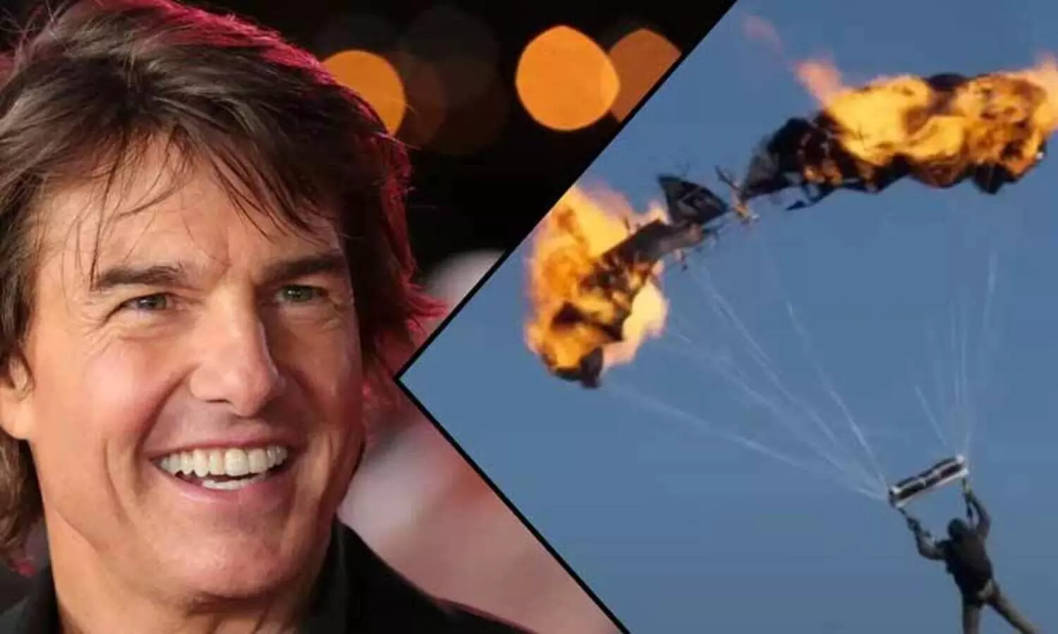 ഹെലികോപ്റ്ററിൽ നിന്ന് കത്തുന്ന പാരച്യൂട്ടിൽ 16 തവണ ജംപ് ചെയ്ത് വേൾഡ് റെക്കോഡ് സ്വന്തമാക്കി ടോം ക്രൂയിസ്