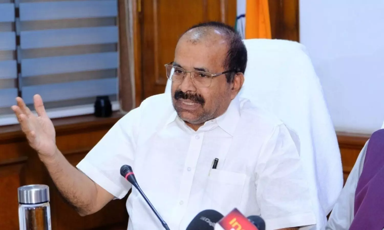 ‘പിണറായിസമെന്നാൽ മാർക്സിസ്റ്റ് ഗുണ്ടായിസം’; ഭാരതാംബയുടെ പേരിൽ വിവാദം അനാവശ്യമെന്നും ജോർജ് കുര്യൻ