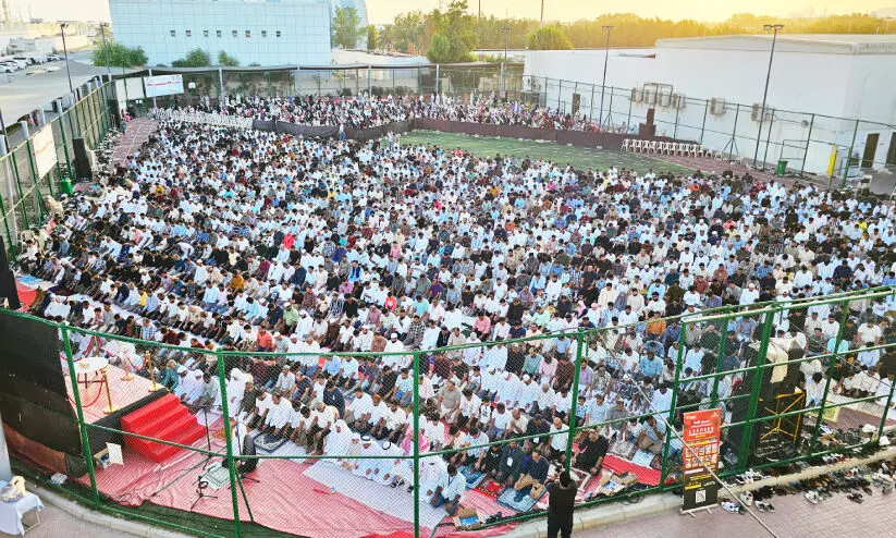 അജ്മാനിൽ ഇംഗ്ലീഷ് ഖുത്തുബയോടെ ഈദ് ഗാഹ് അജ്മാനിൽ ഇംഗ്ലീഷ് ഖുത്തുബയോടെ ഈദ് ഗാഹ്