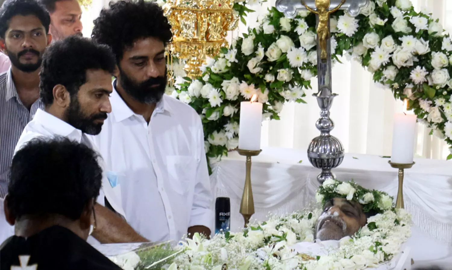 Shine Tom Chacko father chacko funeral