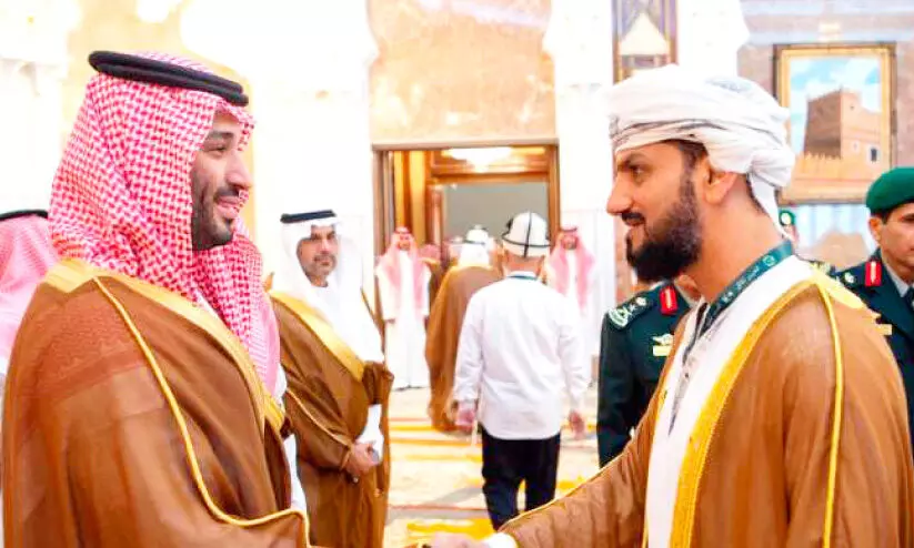 സൗദി കിരീടാവകാശിയുമായി കൂടിക്കാഴ്ച നടത്തി സൗദി കിരീടാവകാശിയുമായി കൂടിക്കാഴ്ച നടത്തി