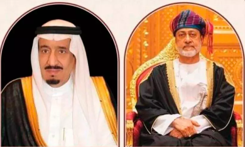 ഹജ്ജിന്റെ മികച്ച സംഘാടനം; സൗദി രാജാവിന് അഭിനന്ദനവുമായി സുൽത്താൻ ഹജ്ജിന്റെ മികച്ച സംഘാടനം; സൗദി രാജാവിന് അഭിനന്ദനവുമായി സുൽത്താൻ