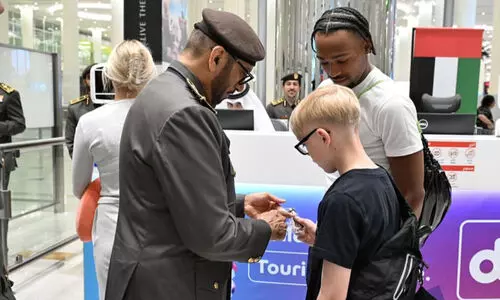 Senior officials visit Dubai Airport on Eid day