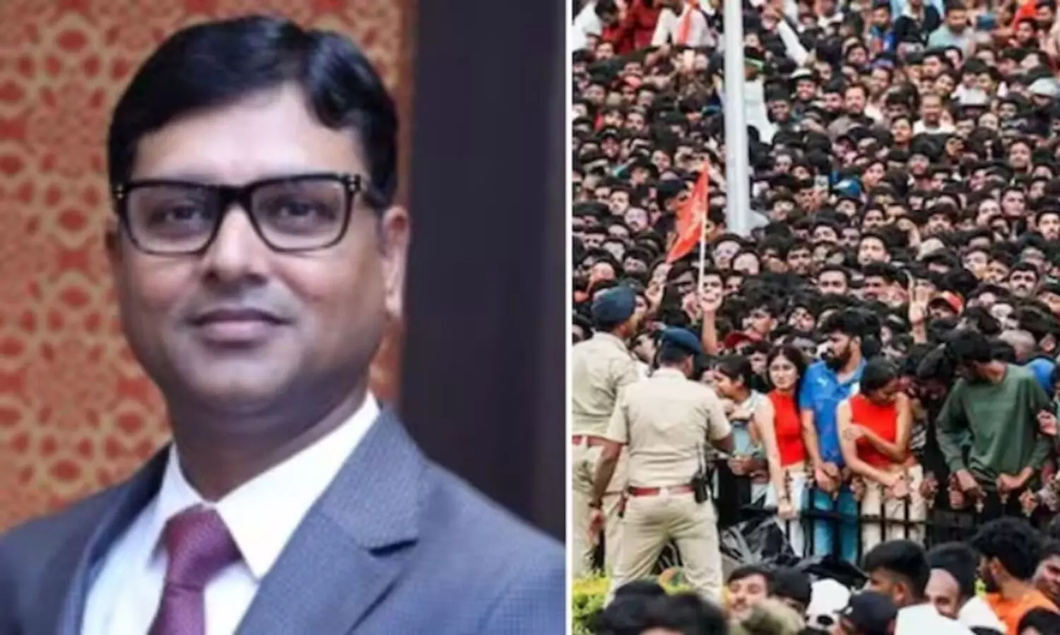 സസ്പെൻഡ് ചെയ്യാനുള്ള തീരുമാനം ‘അപക്വം’; ബംഗളൂരു ദുരന്തത്തിൽ തന്നെ ബലിയാടാക്കിയെന്ന് ബംഗളൂരു എ.സി.പി