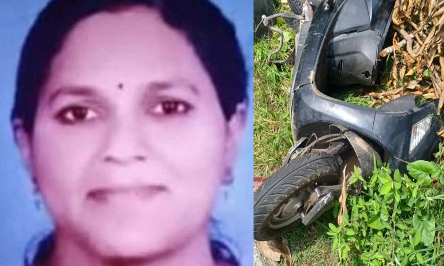 മക്കൾക്ക് യൂനിഫോം വാങ്ങി വീട്ടിലേക്ക് മടങ്ങവേ സ്കൂട്ടറിൽ കാറിടിച്ച് വീട്ടമ്മക്ക് ദാരുണാന്ത്യം