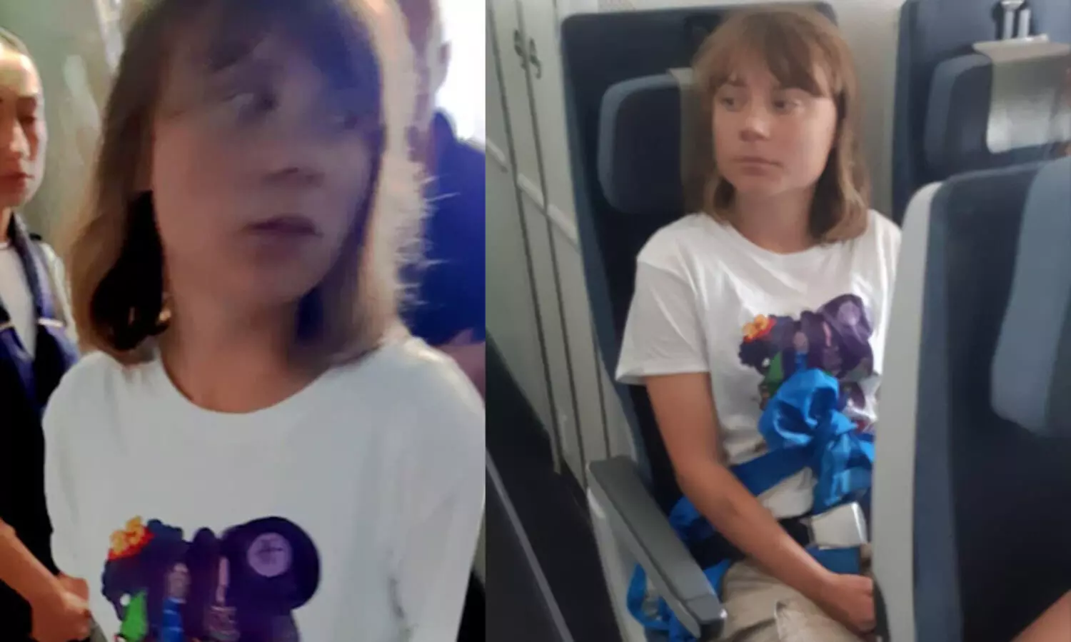 ഗ്രെറ്റ തുംബർഗിനെ നാടുകടത്തി ഇസ്രായേൽ; വിമാനത്തിലിരിക്കുന്ന ചിത്രം പുറത്തുവിട്ടു