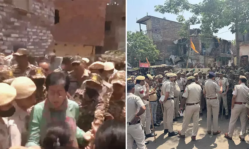 പൊളിക്കൽ നടപടികൾക്കെതിരെ പ്രതിഷേധം; ഡൽഹി പ്രതിപക്ഷ നേതാവ് അതിഷി അറസ്റ്റിൽ പൊളിക്കൽ നടപടികൾക്കെതിരെ പ്രതിഷേധം; ഡൽഹി പ്രതിപക്ഷ നേതാവ് അതിഷി അറസ്റ്റിൽ