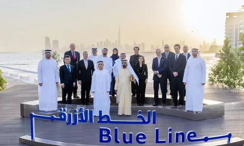 ദു​ബൈ മെ​ട്രോ ബ്ലൂ​ലൈ​ൻ ആ​ദ്യ സ്റ്റേ​ഷ​ന്​ ശി​ല​യി​ട്ടു