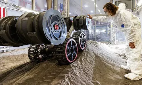 moon mission, NASA, excavator