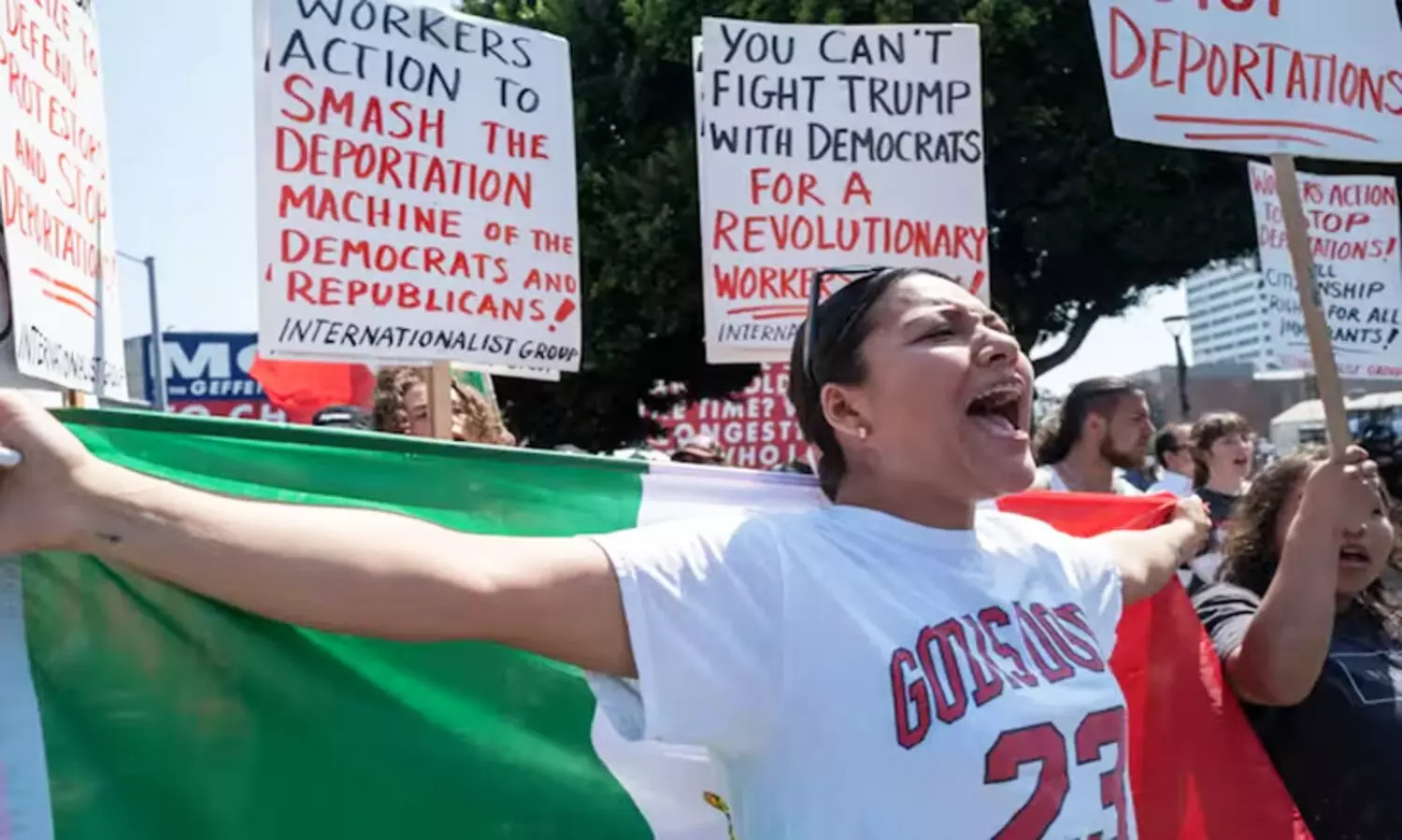 Immigrant Protests in Los Angeles