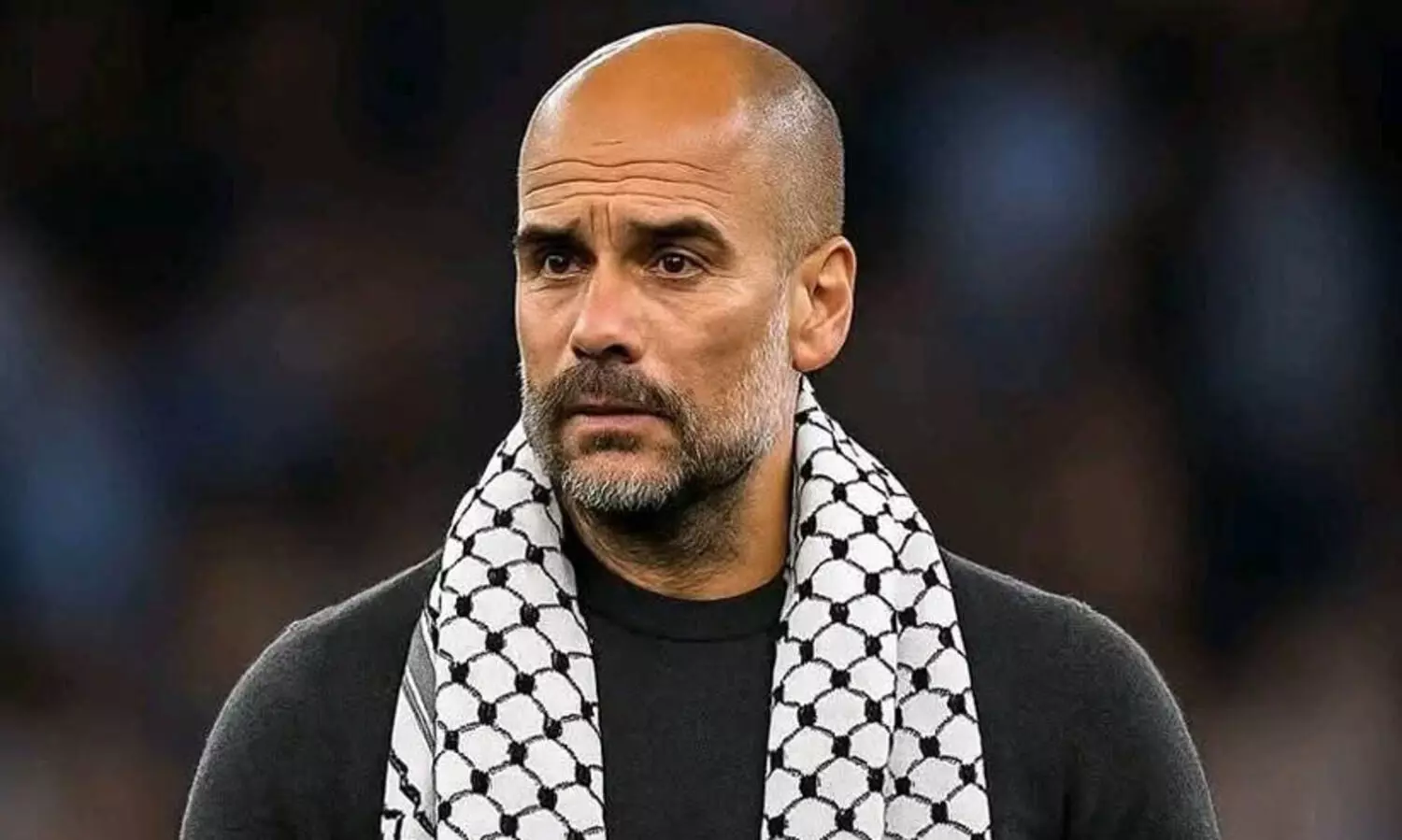 ഞാൻ ചെയ്യേണ്ടത് ഞാൻ ചെയ്യുകയാണ് ; കഫിയ ധരിച്ച് ഗ്വാർഡിയോള