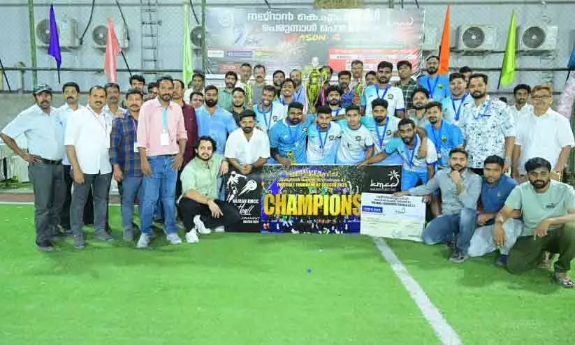 ന​ജ്‌​റാ​ൻ കെ.​എം.​സി.​സി സോ​ക്ക​ർ 2025: ഫോ​ക്ക​സ്‌ എ​ഫ്.​സി ടീം ​ജേ​താ​ക്ക​ൾ