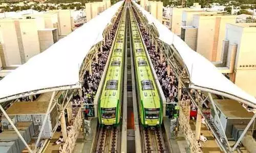 മ​ശാ​ഇ​ർ ട്രെ​യി​നു​ക​ളി​ൽ സ​ഞ്ച​രി​ച്ച​ത്​ 18.7 ല​ക്ഷം പേ​ർ