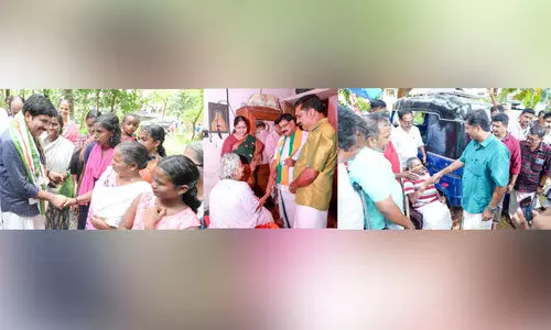 നി​ല​മ്പൂ​ർ നി​റ​ഞ്ഞ് മ​ന്ത്രി​മാ​രും നേ​താ​ക്ക​ളും