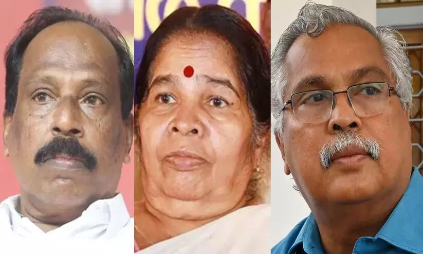 Binoy Viswam, Kerala, Kamala Sadanandan, K.M. Dinakaran Binoy Viswam, Kerala, Kamala Sadanandan, K.M. Dinakaran