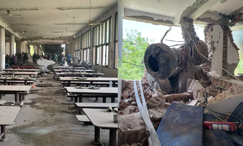വിമാനം തകർന്ന് വീണത് ഡോക്ടര്‍മാരുടെ ഹോസ്റ്റലിന് മുകളിൽ; നിരവധി പേർക്ക് പരിക്ക്
