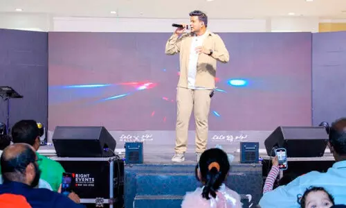 സം​ഗീ​ത ആ​സ്വാ​ദ​ക​രെ വി​സ്മ​യം കൊ​ള്ളി​ച്ച് ക്യു.​സി.​സി ഈ​ദ് ഫെ​സ്​​റ്റ്​