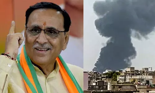 തകർന്ന വിമാനത്തിൽ ഗുജറാത്ത് മുൻ മുഖ്യമന്ത്രി വിജയ് രൂപാണിയും ഉ​​ണ്ടെന്ന് റിപ്പോർട്ട്; രക്ഷാപ്രവർത്തനം പുരോഗമിക്കുന്നു