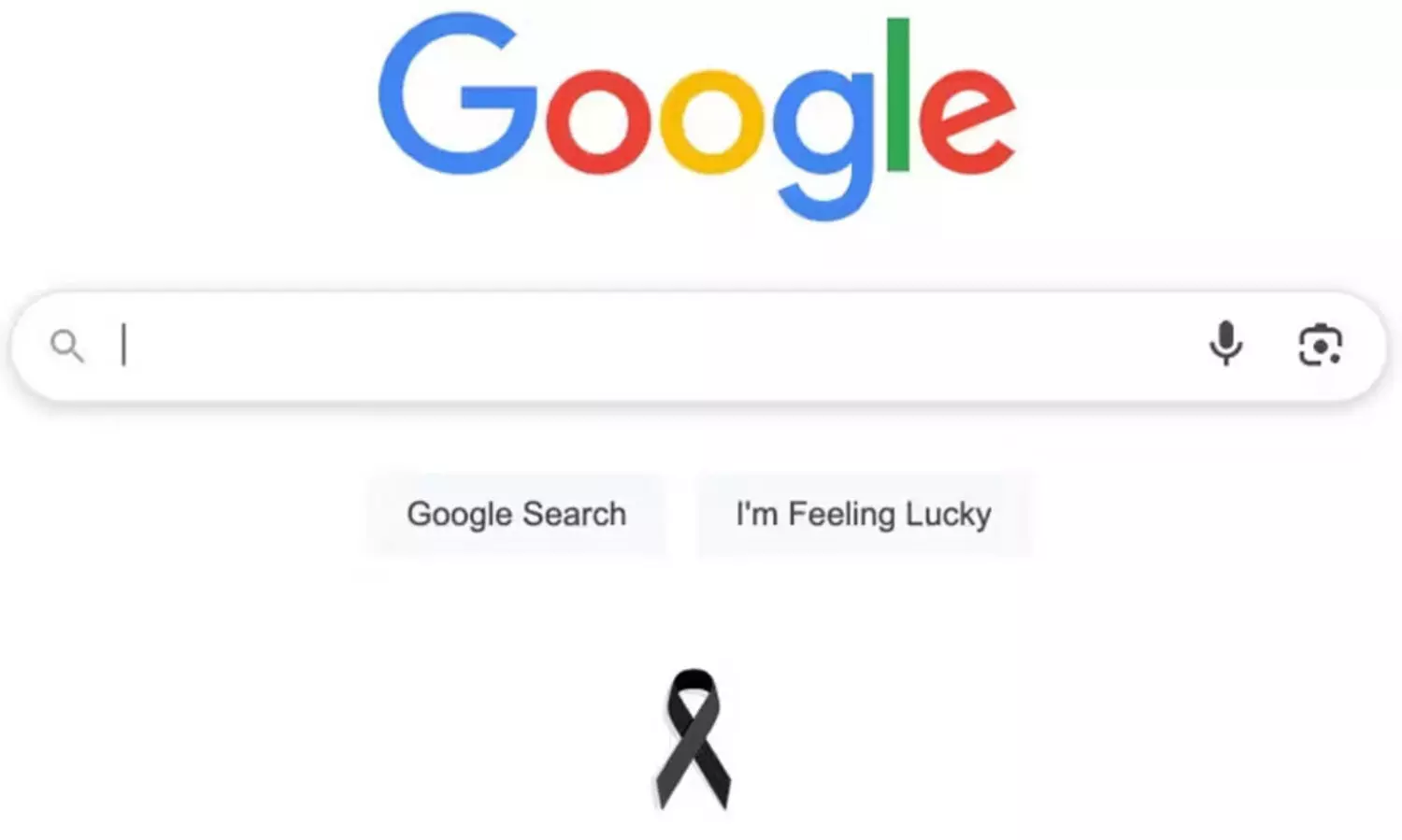 സെർച്ച് എഞ്ചിന്റെ ഹോംപേജിൽ കറുത്ത റിബൺ; വിമാനാപകടത്തിൽ ദുഃഖം രേഖപ്പെടുത്തി ഗൂഗ്ൾ