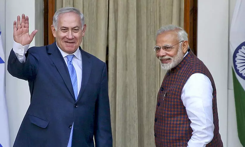 മോദിയെ ഫോണിൽ വിളിച്ച് നെതന്യാഹു; മേഖലയിൽ സമാധാനം പുനസ്ഥാപിക്കണമെന്ന് ആവർത്തിച്ച് ഇന്ത്യ