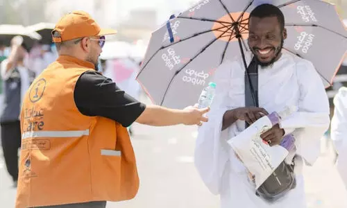 തീ​ർ​ഥാ​ട​ക​ർ​ക്ക് സേ​വ​ന​മൊ​രു​ക്കാ​ൻ പ്ര​വ​ർ​ത്തി​ച്ച​ത്​ 420,000 തൊ​ഴി​ലാ​ളി​ക​ൾ