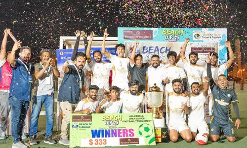 ബീ​ച്ച് എ​ഫ്.​സി ഫു​ട്ബാ​ൾ; വി ​മാ​ർ​കോ ആ​ൻ​ഡ് മാ​ർ​കോ കു​വൈ​ത്ത് ജേ​താ​ക്ക​ൾ