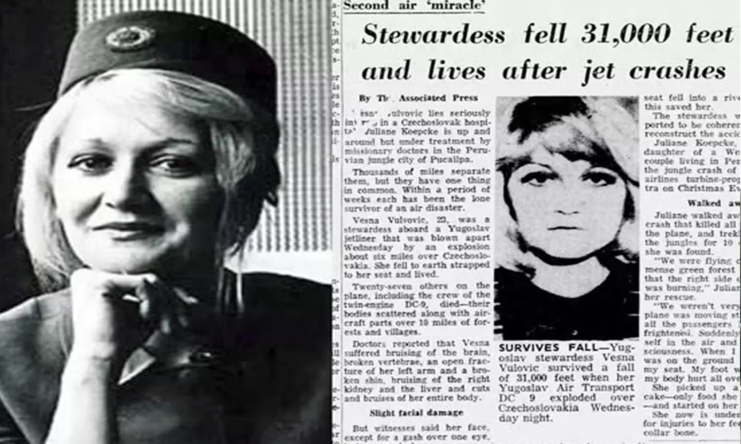 ഇവർ മരണത്തെയും തോൽപിച്ചവർ: വ്യോമയാനത്തിലെ വൻ ദുരന്തങ്ങളിൽ നിന്ന് രക്ഷപ്പെട്ട ഏക യാത്രികർ