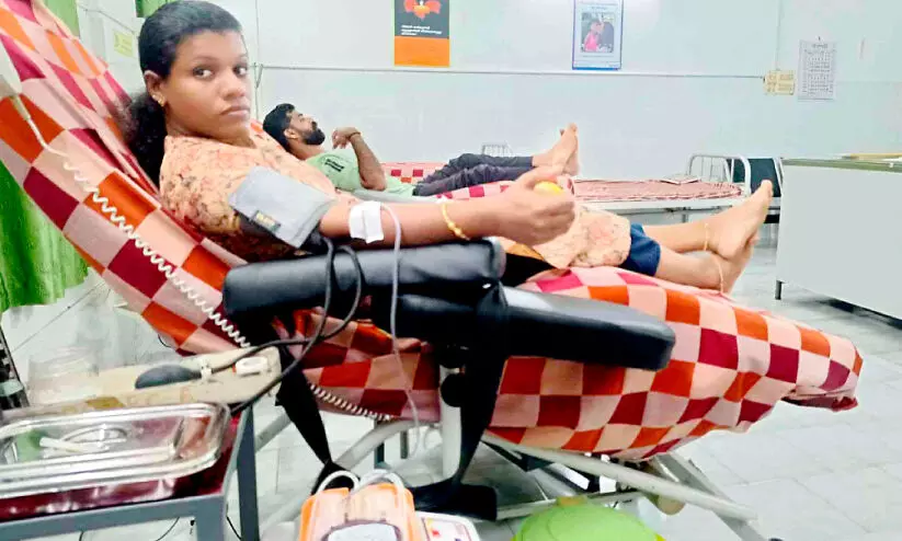 ​ഡെ​ൽ​സി​ക്ക് ആ​വേ​ശ​മാ​ണ് ര​ക്ത​ദാ​നം