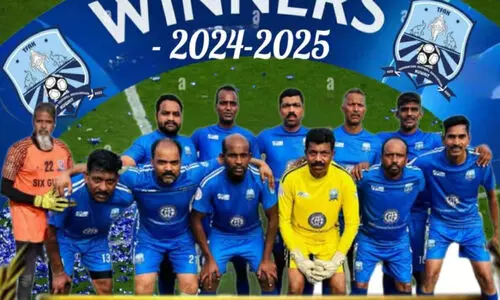 ‘കെ​ഫാ​ക്’ ജി​ല്ലത​ല മാ​സ്റ്റേ​ഴ്സ് ലീ​ഗ് ഫു​ട്ബാ​ൾ; തി​രു​വ​ന​ന്ത​പു​രം ജേ​താ​ക്ക​ൾ