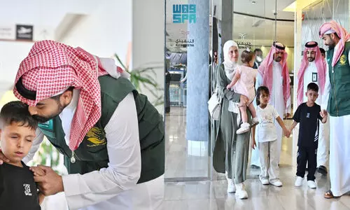 കൂ​ട്ടു​കാ​രു​മാ​യി ക​ളി​ക്കു​ന്ന​തി​നി​ടെ സ്​​ഫോ​ട​നം;    കാ​ഴ്​​ച പോ​യ ഫ​ല​സ്തീ​നി ബാ​ല​ൻ ചി​കി​ത്സ​ക്ക്​ റി​യാ​ദി​ൽ