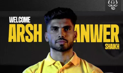 യുവ ഗോൾകീപ്പർ അർഷ് ബ്ലാസ്റ്റേഴ്‌സിൽ; മൂന്നു വർഷത്തെ കരാർ