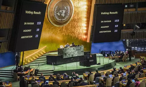 ഗസ്സ വെടിനിർത്തൽ: യു.എന്നിൽ ഇന്ത്യ വോട്ട് ചെയ്യാത്തതിനെ വിമർശിച്ച് കോൺഗ്രസ്