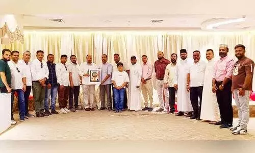 കെ.​എം.​സി.​സി കാ​സ​ർ​കോ​ട് ജി​ല്ല പ്ര​വ​ർ​ത്ത​ക സം​ഗ​മ പോ​സ്റ്റ​ർ പ്ര​കാ​ശ​നം