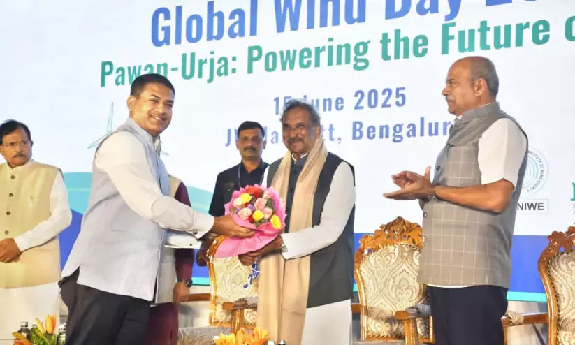 കാ​റ്റി​ൽ നി​ന്ന് വൈ​ദ്യു​തി ഉ​ൽ​പാ​ദ​നം; ക​ർ​ണാ​ട​ക ഒ​ന്നാം സ്ഥാ​ന​ത്ത്