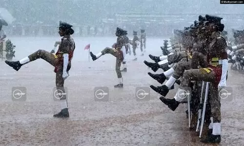 Heavy Rain and passimg out parade