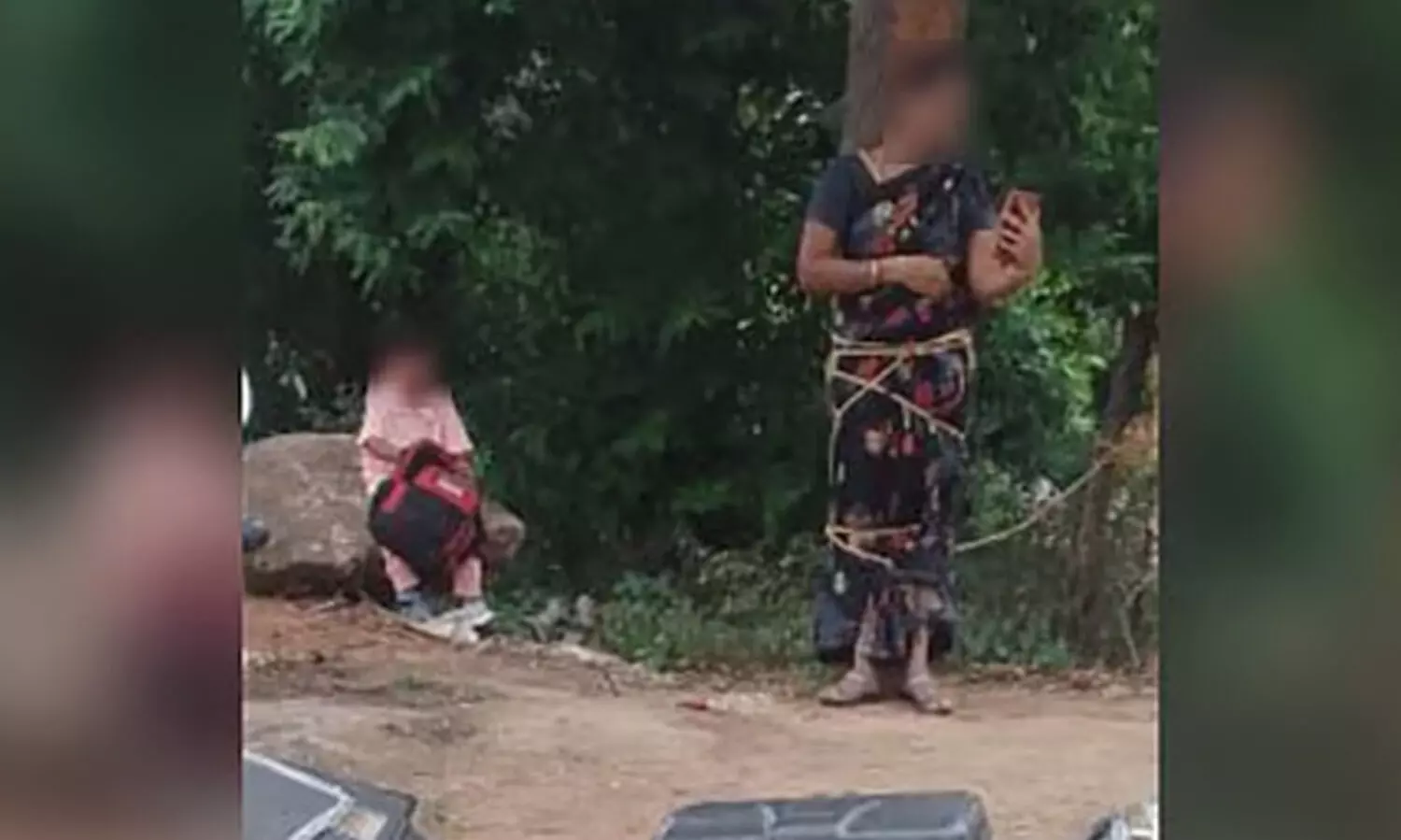 ഭർത്താവ് കടം വാങ്ങിയ തുക മടക്കി നൽകിയില്ല, യുവതിയെ മരത്തിൽ കെട്ടിയിട്ട് ടി.ഡി.പി പ്രവർത്തകൻ; ക്രൂരത ചിറ്റൂരിൽ