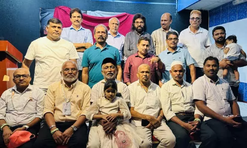 ജി​ദ്ദ തു​റ​ക്ക​ൽ മ​ഹ​ല്ല് ക​മ്മി​റ്റി ഹാ​ജി​മാ​ർ​ക്ക് സ്വീ​ക​ര​ണം ന​ൽ​കി