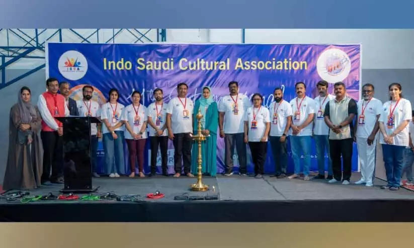 ഇ​ൻ​ഡോ സൗ​ദി ക​ൾ​ച​റ​ൽ അ​സോ​സി​യേ​ഷ​ൻ ‘യോ​ഗ​ദി​നം’ ആ​ച​രി​ച്ചു