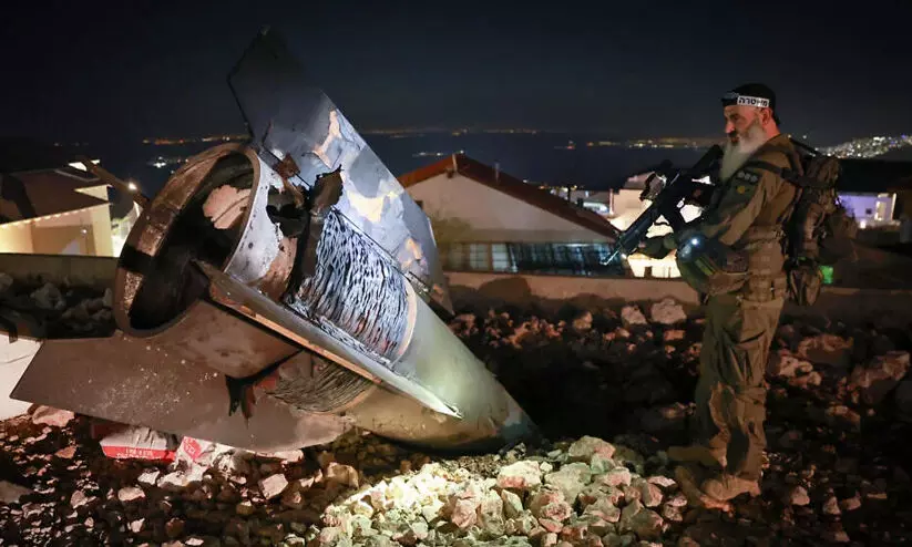 തെൽഅവീവിൽ വീണ്ടും ഇറാന്റെ ബാലിസ്റ്റിക് മിസൈൽ ആക്രമണം VIDEO തെൽഅവീവിൽ വീണ്ടും ഇറാന്റെ ബാലിസ്റ്റിക് മിസൈൽ ആക്രമണം VIDEO