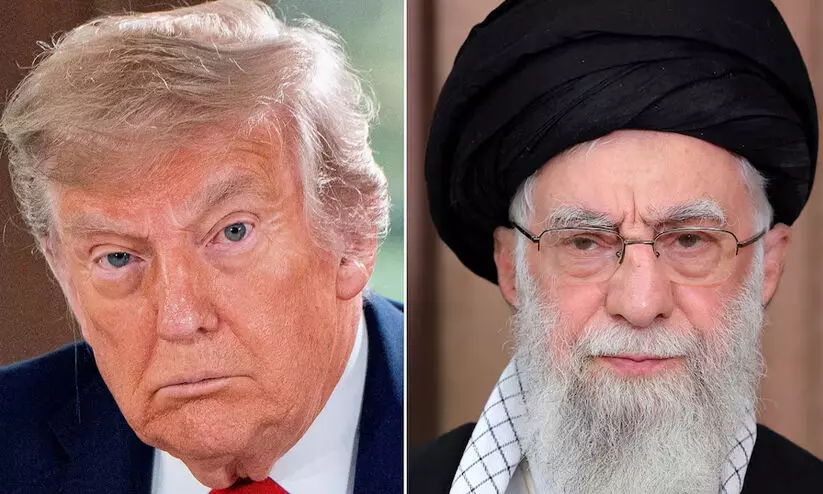 ‘നിരുപാധികം കീഴടങ്ങണം, ഖാംനഈ എവിടെയാണ് ഒളിച്ചിരിക്കുന്നതെന്ന് അറിയാം’ -ഇറാന് ട്രംപിന്റെ ഭീഷണി; യുദ്ധത്തിൽ നേരിട്ട് ഇടപെടാൻ അമേരിക്ക? ‘നിരുപാധികം കീഴടങ്ങണം, ഖാംനഈ എവിടെയാണ് ഒളിച്ചിരിക്കുന്നതെന്ന് അറിയാം’ -ഇറാന് ട്രംപിന്റെ ഭീഷണി; യുദ്ധത്തിൽ നേരിട്ട് ഇടപെടാൻ അമേരിക്ക?